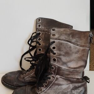 Dr. Martens Dark Brown Leather Boots